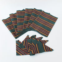 Set of 6 Woven Cotton Table Napkins and Placemats