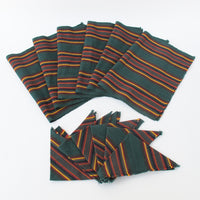 Set of 6 Woven Cotton Table Napkins and Placemats