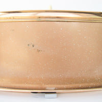 Copper Midcentury Mirro Aluminum Cake Tray with Locking Sides