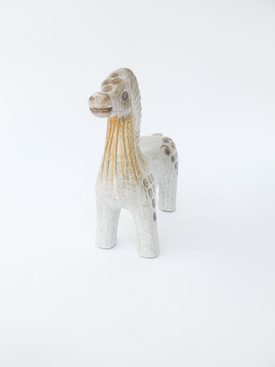 Bitossi Style Vintage Ceramic Craft Pottery Horse