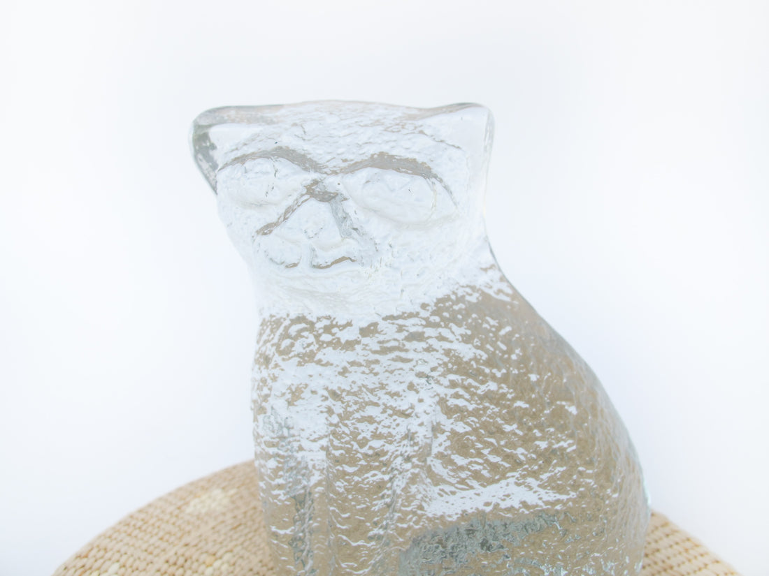 Crystal Swedish Glass Cat