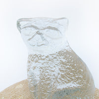 Crystal Swedish Glass Cat