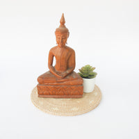 Carved Wood Thai Figure Statue