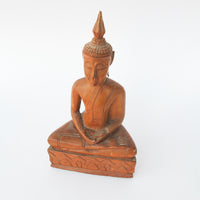 Carved Wood Thai Figure Statue