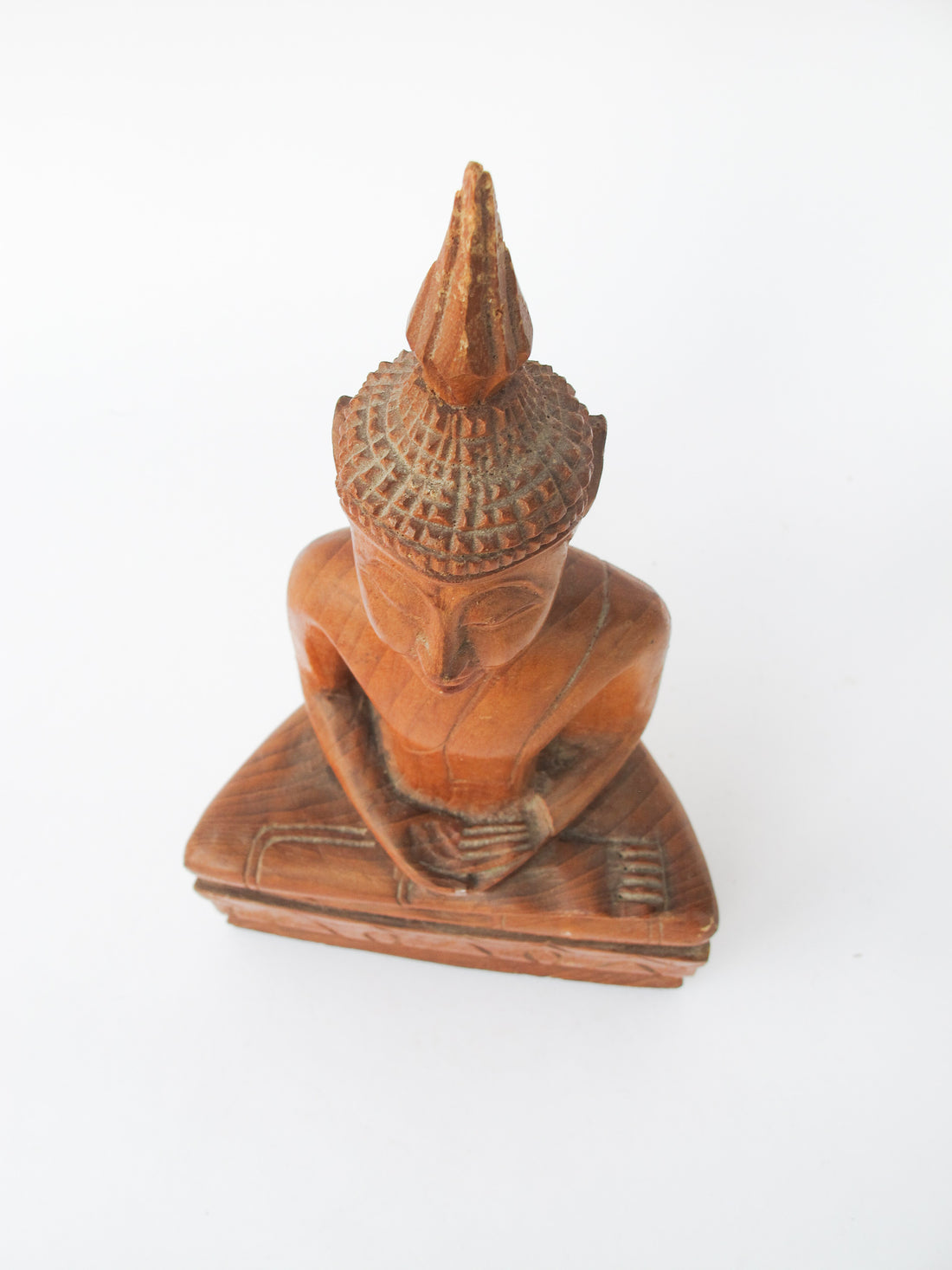 Carved Wood Thai Figure Statue