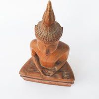 Carved Wood Thai Figure Statue