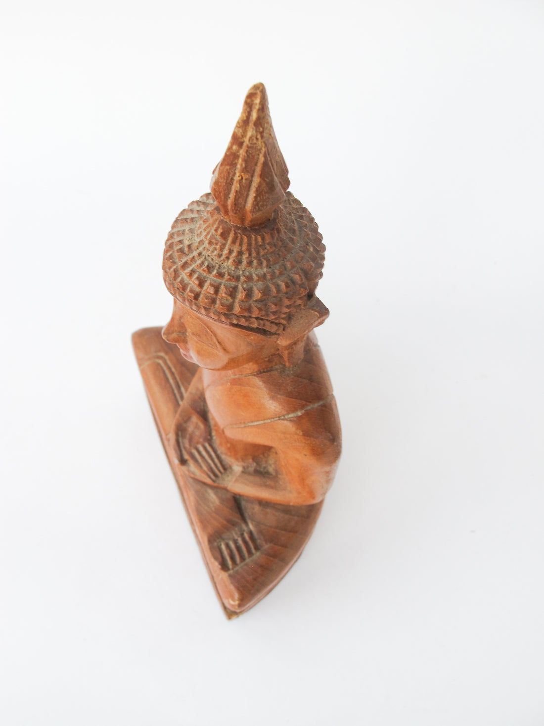 Carved Wood Thai Figure Statue