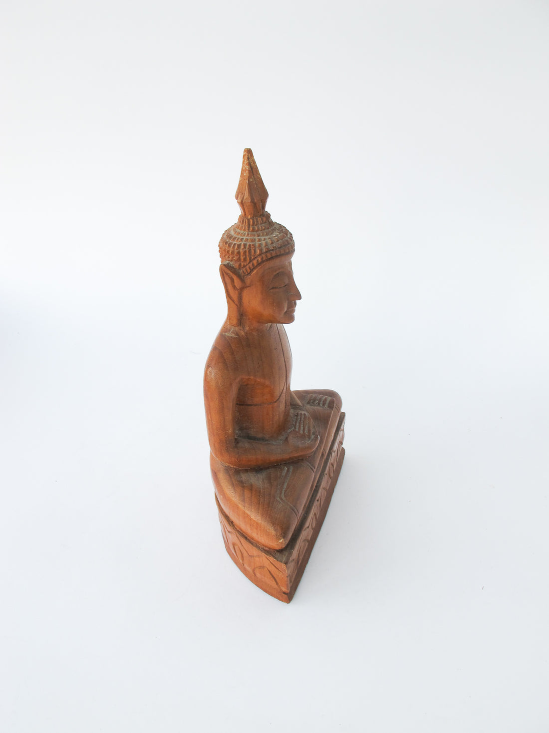 Carved Wood Thai Figure Statue