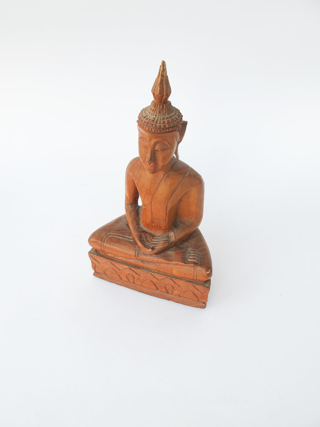 Carved Wood Thai Figure Statue