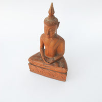 Carved Wood Thai Figure Statue