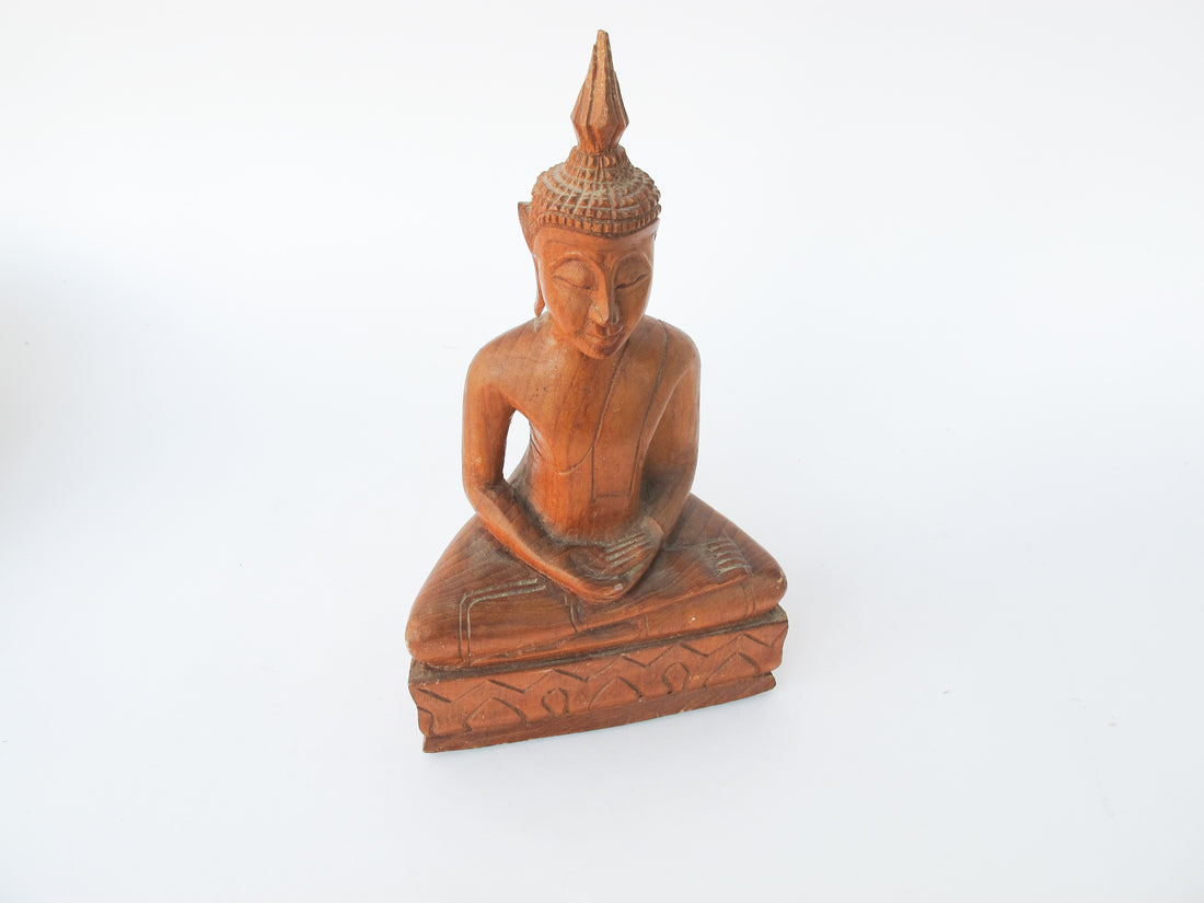 Carved Wood Thai Figure Statue