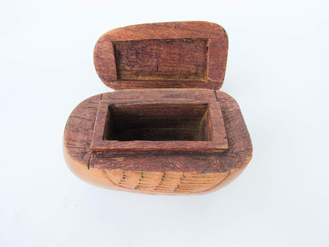 Carved Wood Duck Box from Thailand