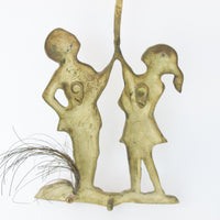 Metal Midcentury Bijan Wall Art - Kids with Balloons