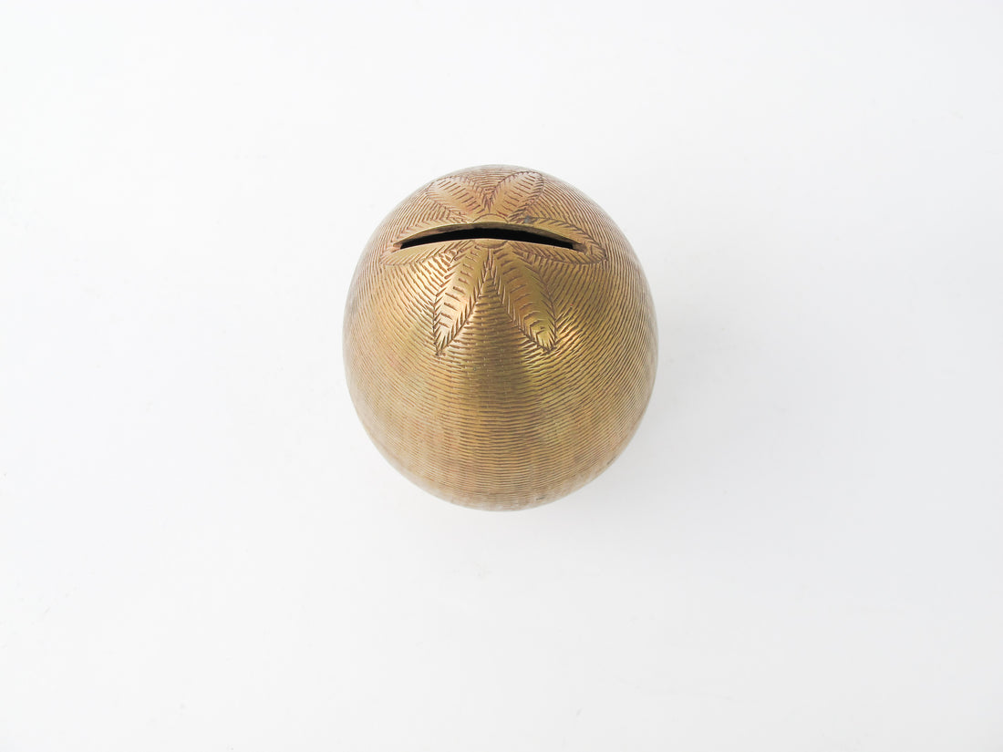 Brass Egg Piggy Bank Made in India