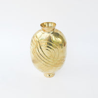 Art deco Brass Ikebana Style Vase - Made in India