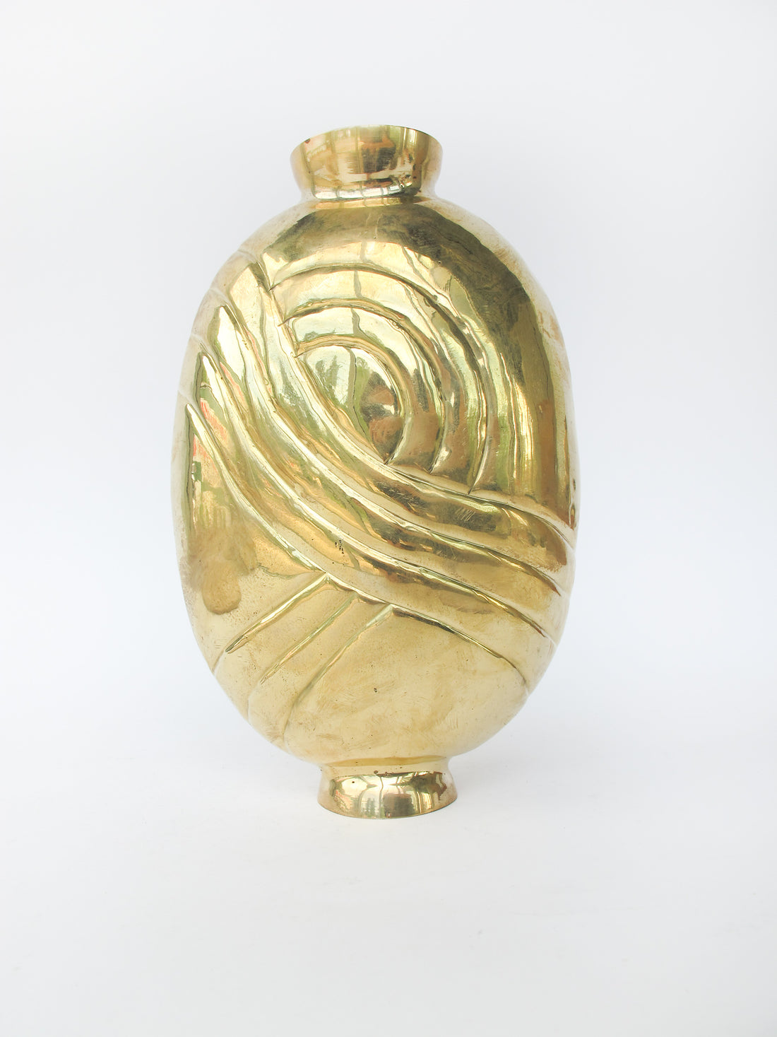 Art deco Brass Ikebana Style Vase - Made in India