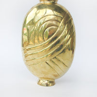 Art deco Brass Ikebana Style Vase - Made in India