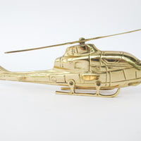 Vintage Brass Helicopter