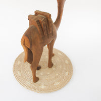 Wooden Camel Statue Figure