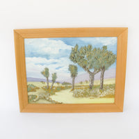 Desert Yucca Valley Landscape Original Painting