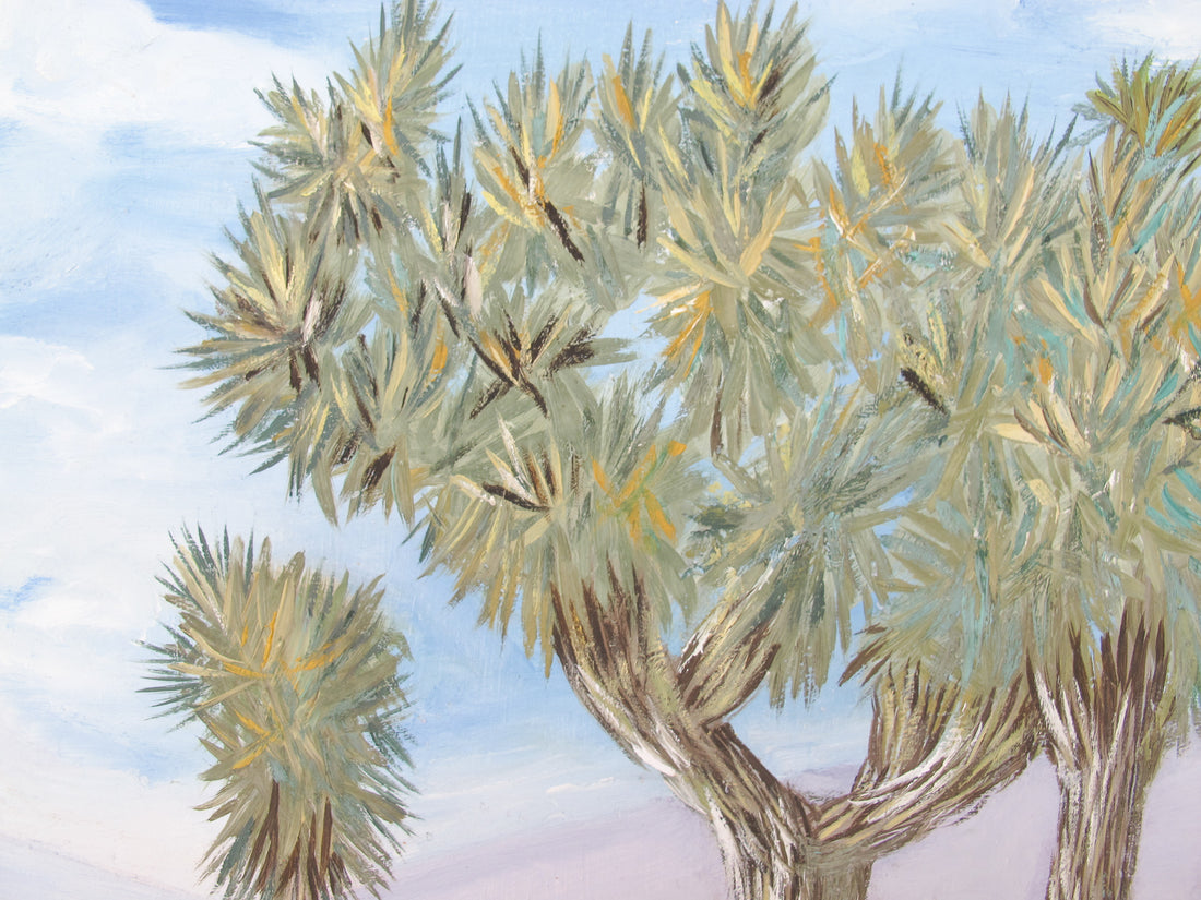 Desert Yucca Valley Landscape Original Painting