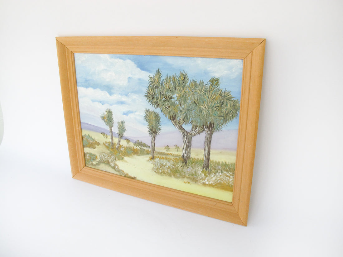 Desert Yucca Valley Landscape Original Painting