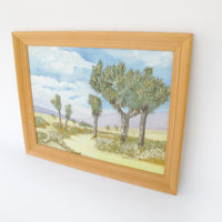 Desert Yucca Valley Landscape Original Painting