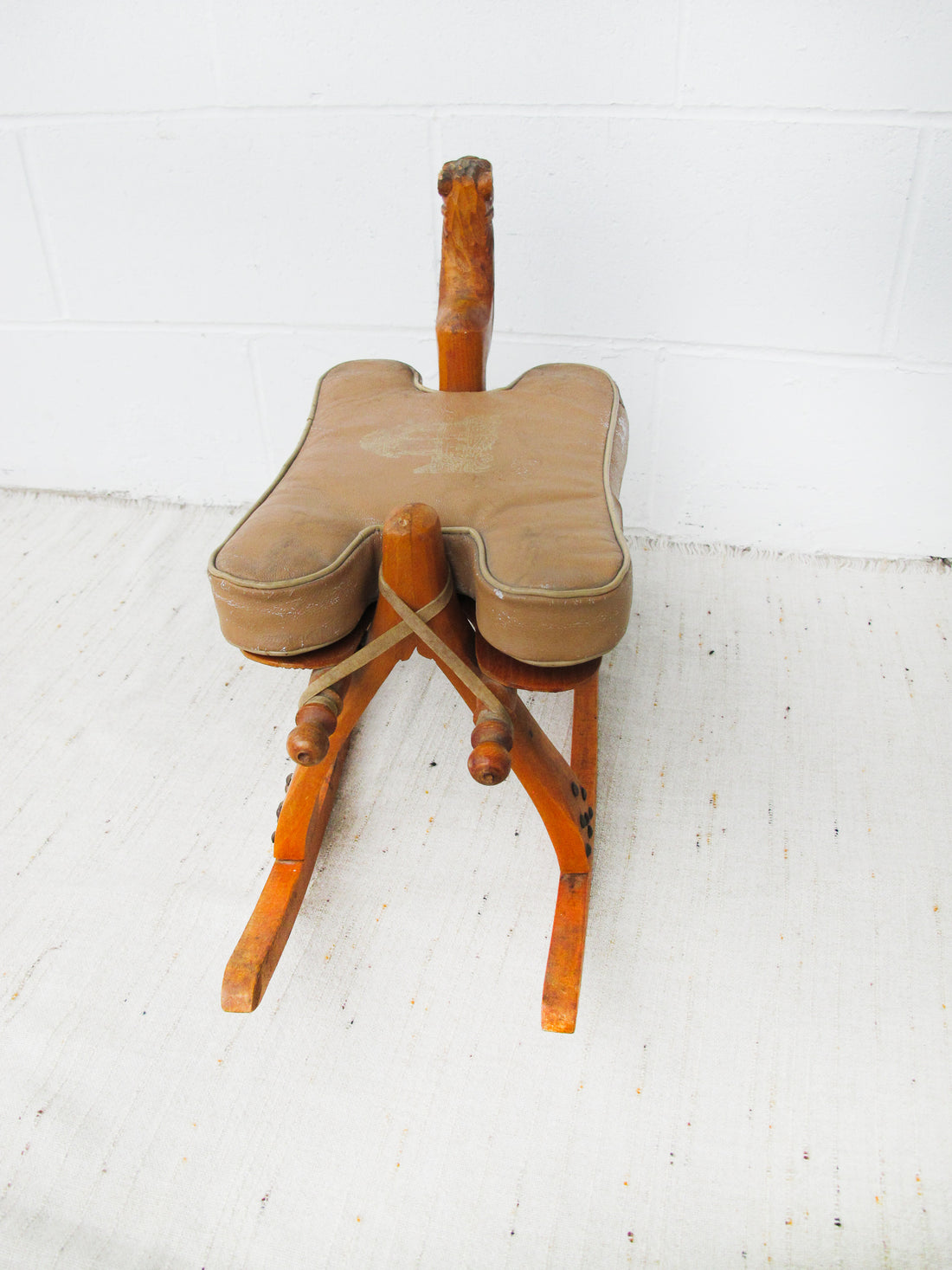 Kids Camel Saddle Rocker with Cushion