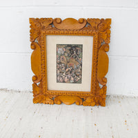 Balinese Carved Wood Frame