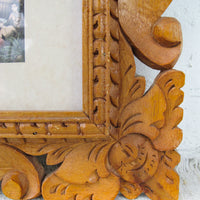 Balinese Carved Wood Frame