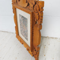 Balinese Carved Wood Frame