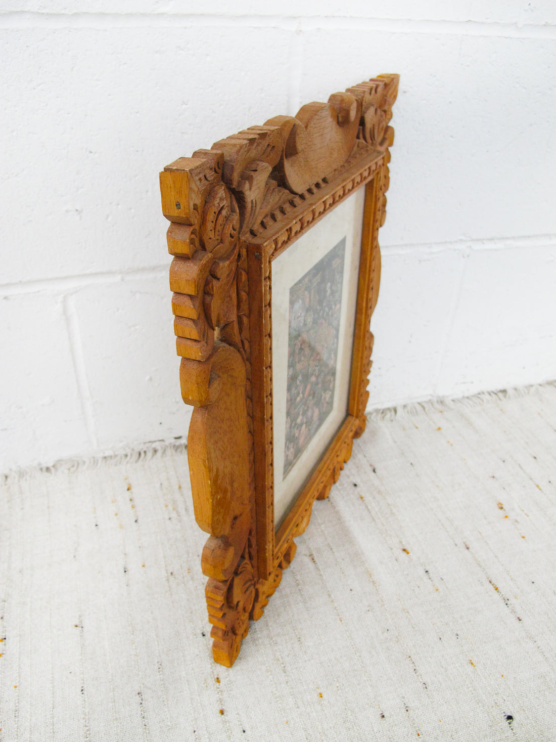 Balinese Carved Wood Frame