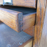 15 Drawer oak cabinet by Yawman Erbe Mfg. Co. Rochester NJ