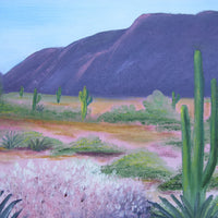Desert Oil Landscape by Sandy Armstrong 1993