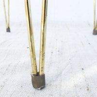 Midcentury Brass Metal Plant Stand