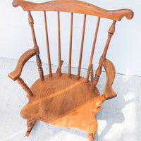 Vintage Wood Children's Rocking Chair