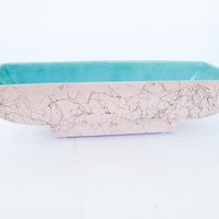 Maddux of California Ne 120 Pink Midcentury ceramic rectangular planter