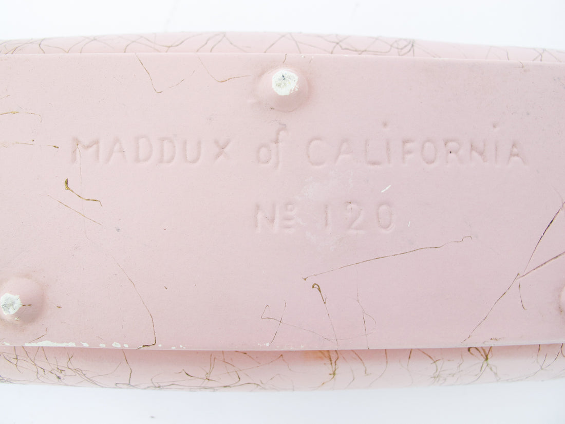 Maddux of California Ne 120 Pink Midcentury ceramic rectangular planter