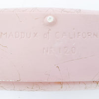 Maddux of California Ne 120 Pink Midcentury ceramic rectangular planter