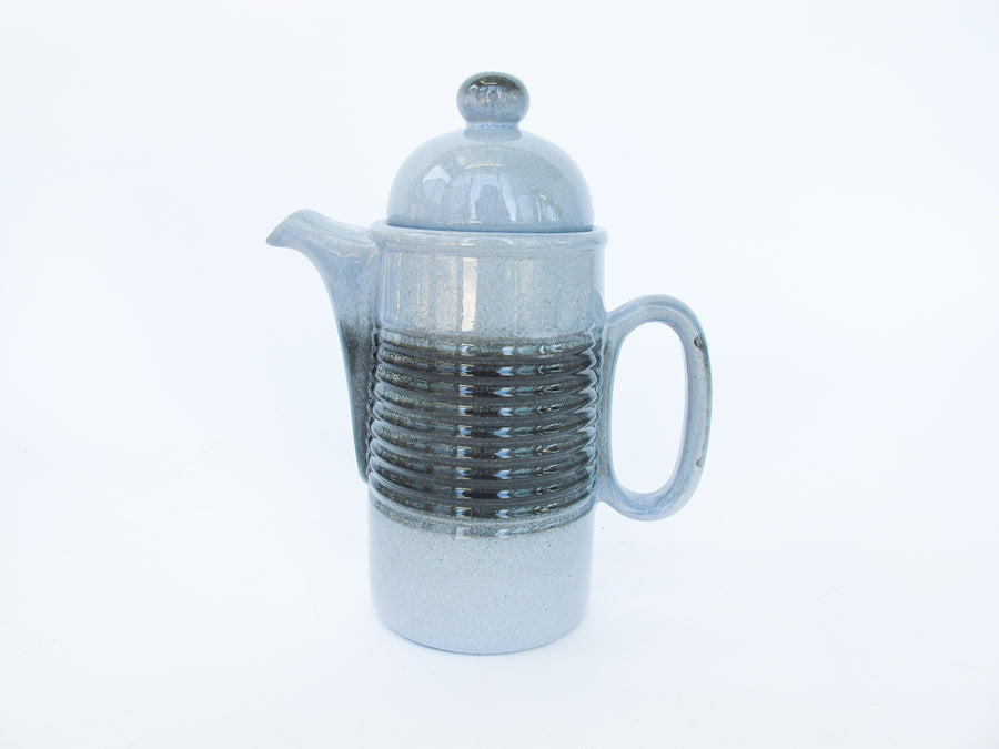 West German pottery Tea Pot in Bluish Grey