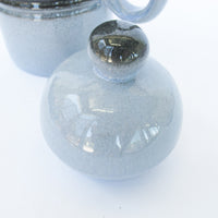 West German pottery Tea Pot in Bluish Grey