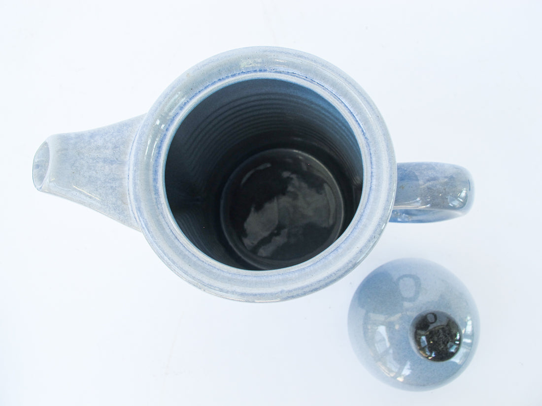 West German pottery Tea Pot in Bluish Grey
