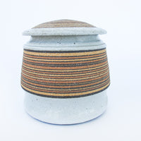 Ceramic Canister made by Calgary artist Deborah Hector