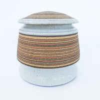 Ceramic Canister made by Calgary artist Deborah Hector