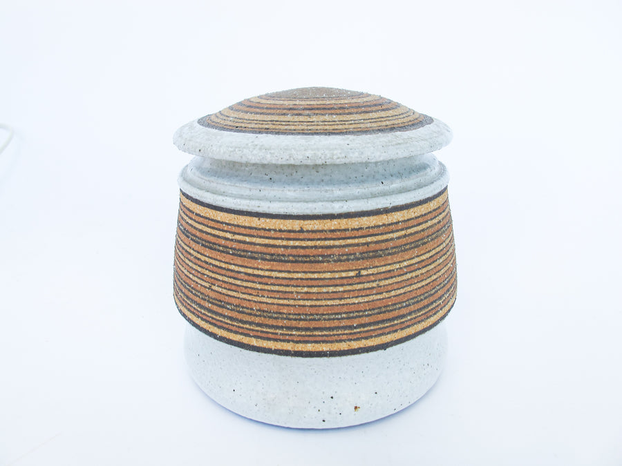 Ceramic Canister made by Calgary artist Deborah Hector