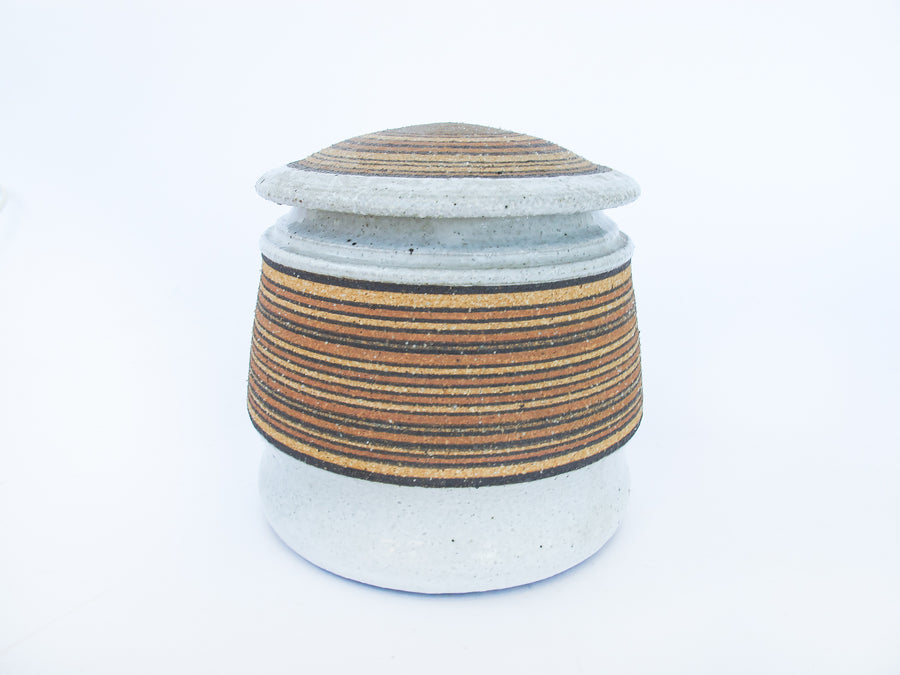 Ceramic Canister made by Calgary artist Deborah Hector