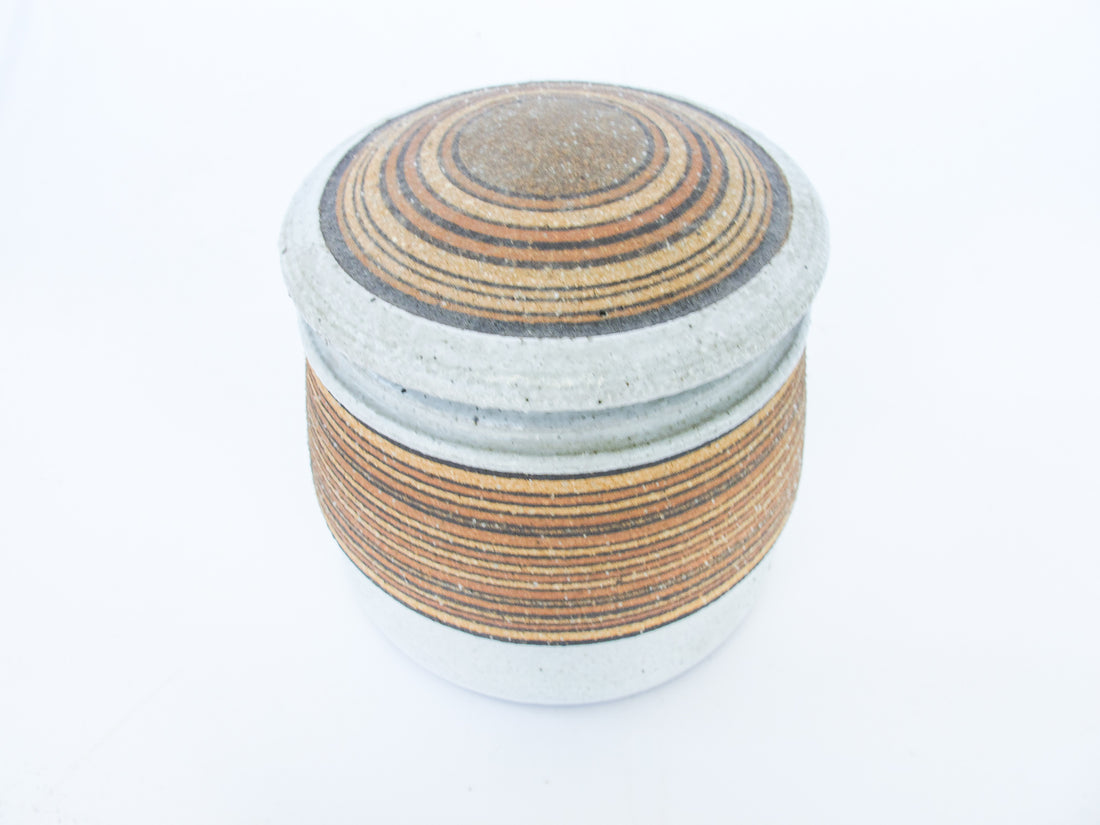 Ceramic Canister made by Calgary artist Deborah Hector