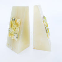 Onyx Pillar Bookends -Made in Mexico