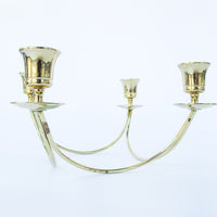 Vintage Brass 4 Candle Stick Holder