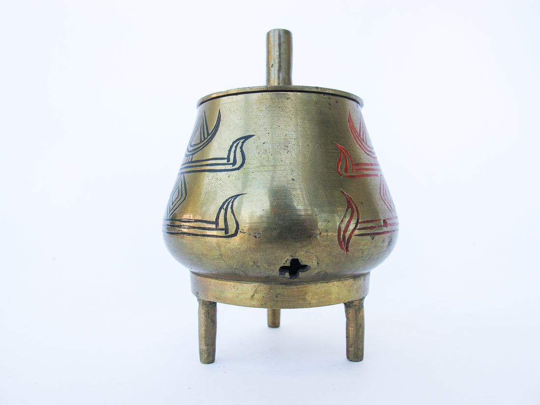 Brass Incense Holder - Market Sarna India 207